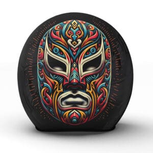 Der "Lucha-Libre" Motorradhelm ist ein Tribut an die ungezähmte Energie des mexikanischen Wrestlings - Jetzt bestellen!