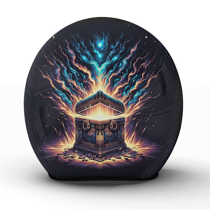 Der "Pandora" Helm aus unserer Manufaktur ist ein Symbol für Abenteuer und das Unbekannte