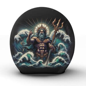 Der meisterhafte "Poseidon" Helm zeichnet sich durch sein kraftvolles Design aus