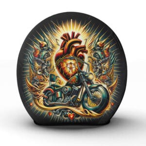 Der "Sacratus" Helm fängt die wilde Seele des Motorradfahrens ein