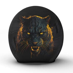 Der "Danger" Helm fängt mit seinem beeindruckenden schwarzen Panther-Design den Geist des Abenteuers - Jetzt bestellen!
