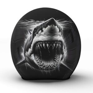 Entfesseln Sie mit dem "Shark" Helm die Macht des Meeres das Stärke eines weißen Haies symbolisiert - Jetzt bestellen!