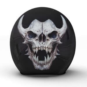 Der "Skulled" Helm verkörpert mit seinem Orc-Totenkopf die Essenz des kühnen Motorradgeistes - Jetzt bestellen!