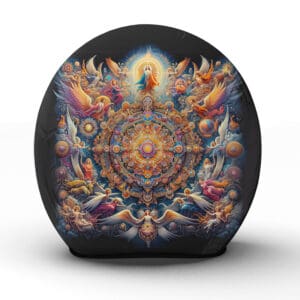 Der kunstvolle "Mandala" Helm vereint spirituelle Symbolik und ästhetische Eleganz - Jetzt bestellen!
