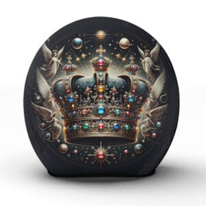Der edle "Majesty" Helm strahlt königliche Eleganz und symbolisiert die Verbindung zwischen irdischem Adel und kosmischer Ordnung - Jetzt bestellen!