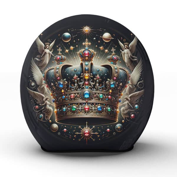 Der edle "Majesty" Helm strahlt königliche Eleganz und symbolisiert die Verbindung zwischen irdischem Adel und kosmischer Ordnung - Jetzt bestellen!