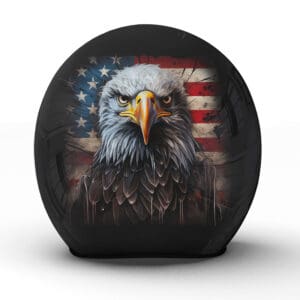 Der "Eagle" Helm verkörpert mit seinem großen Adlermotiv die Essenz von Freiheit und Stolz - Jetzt bestellen!