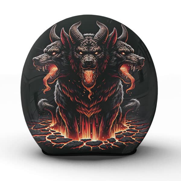 Der "Cerberus" Helm inspiriert den Fahrer mit der mythischen Präsenz des mächtigen Wächters - Jetzt bestellen!