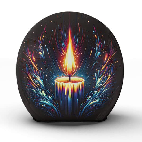 Der "Candle" Motorradhelm verbindet kunstvolle Handarbeit mit der Symbolik des Lichts - Jetzt bestellen!