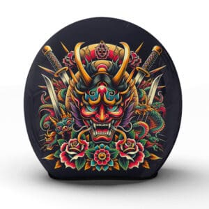 Entfesseln Sie den Samurai in Ihnen mit dem "Hannya"-Helm Handwerkskunst