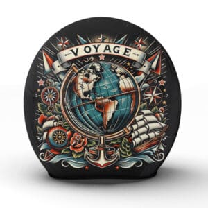 Brechen Sie auf zu neuen Ufern mit dem "Voyage"-Helm ein Stück Handwerkskunst für den Weltenbummler - Jetzt bestellen!