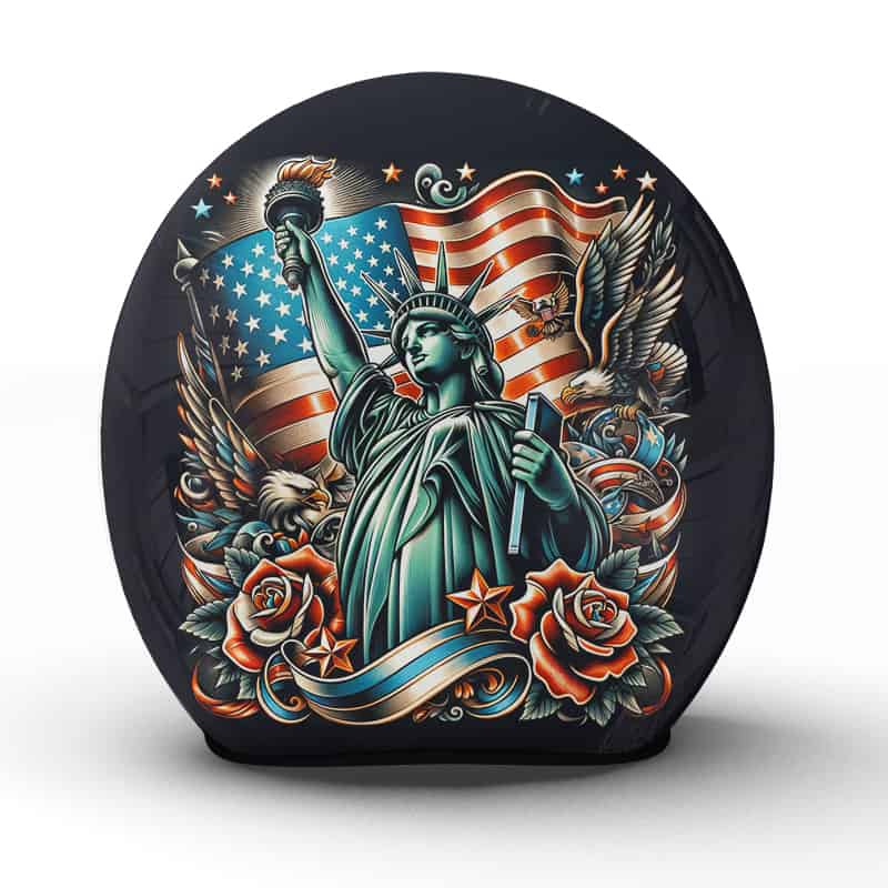 Tragen Sie das Symbol der Freiheit mit dem "Statue"-Helm eine Handwerkskunst