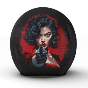 Der "Freeze" Helm fängt mit seinem Motiv einer entschlossenen Frau den Geist der Stärke - Jetzt bestellen!