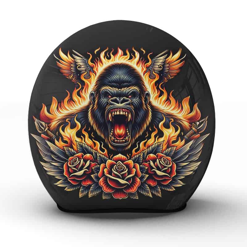 Erlebe pure Kraft und Freiheit mit dem "Gorilla"-Helm