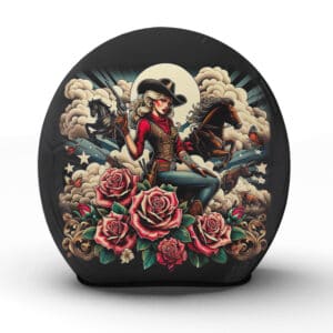 Entdecke die Freiheit des Westens mit dem "Cowgirl"-Helm  Handarbeit