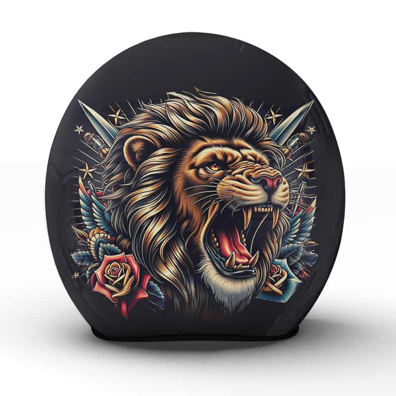 Der "Lion"-Helm eine Verkörperung von Stärke und Mut. Fühle das Brüllen der Freiheit