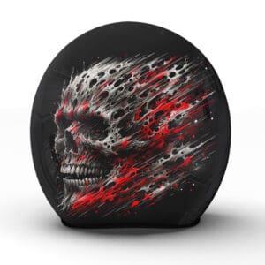 Spüren Sie die Essenz des Lebens mit dem "Vanitas" Helm - Handwerkskunst und Mut - Jetzt bestellen!