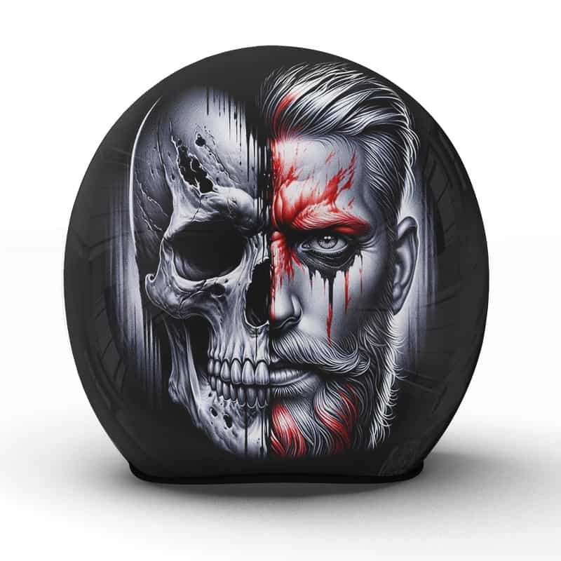 Erfahren Sie die Dualität des Seins mit dem "Cranium" Motorradhelm