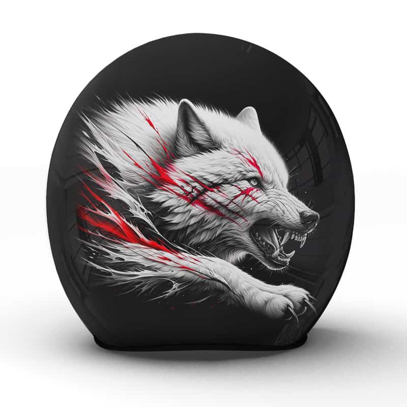 Erleben Sie mit dem "Snow" Motorradhelm die Verbindung von Wildheit und Schutz