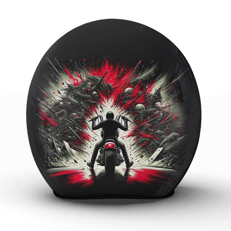"Chaos" Motorradhelm: Der Inbegriff von Rebellion. Erlebe Design