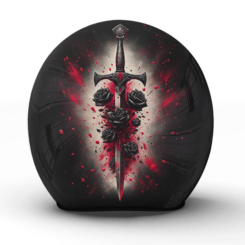 "Vulnerable" Motorradhelm: Handwerkskunst