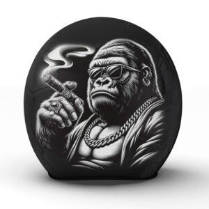Meistere jede Straße mit dem "Cool" Helm inspiriert von der Ruhe und Autorität eines Gorillas - Jetzt bestellen!