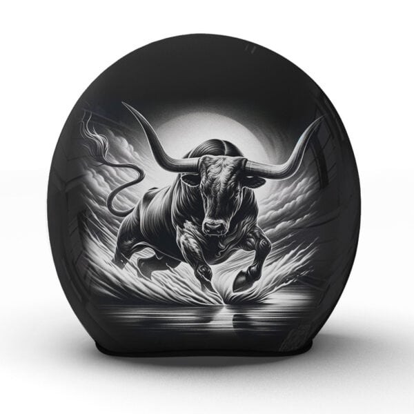 Erlebe mit dem "Longhorn" Helm die ungestüme Freiheit des Fahrens