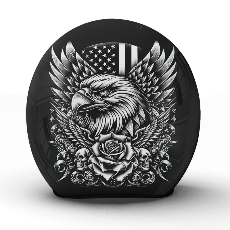 Ein Meisterwerk der Handarbeit: "Patriot"-Helm mit Adlermotiv