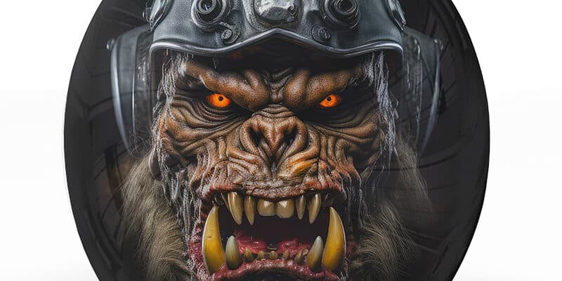 Der "Orc" Motorradhelm ist ein Tribut an die unbändige Kraft der alten Krieger