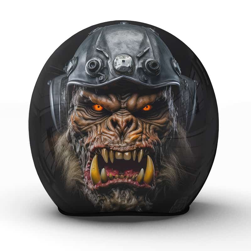 Der "Orc" Motorradhelm ist ein Tribut an die unbändige Kraft der alten Krieger