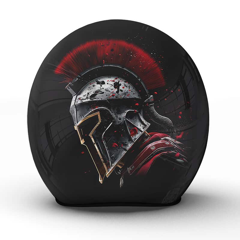 Der "Spartan" Motorradhelm verkörpert die Unbesiegbarkeit und Ehre der antiken Krieger - Jetzt bestellen!
