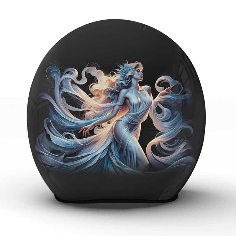 Der "Aphrodite" Motorradhelm ist eine Ode an die Göttlichkeit und Eleganz - Jetzt bestellen!