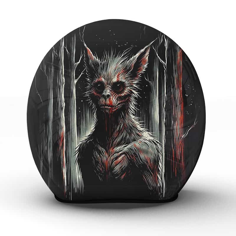 Der "Chupacabra" Motorradhelm aus unserer Manufaktur ist ein wahrhaftiges Meisterwerk