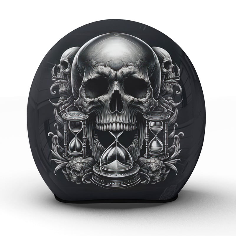 Der Helm "Deadend" aus unserer Manufaktur verbindet kunstvolles Design mit tiefgreifender Botschaft der Vergänglichkeit - Jetzt bestellen!