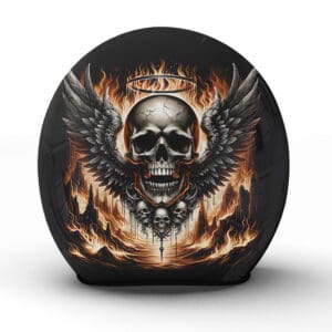 Der "Descending" Helm vereint mit seinem Totenkopf und Flügel-Motiv die Essenz von Mut und Freiheit - Jetzt bestellen!