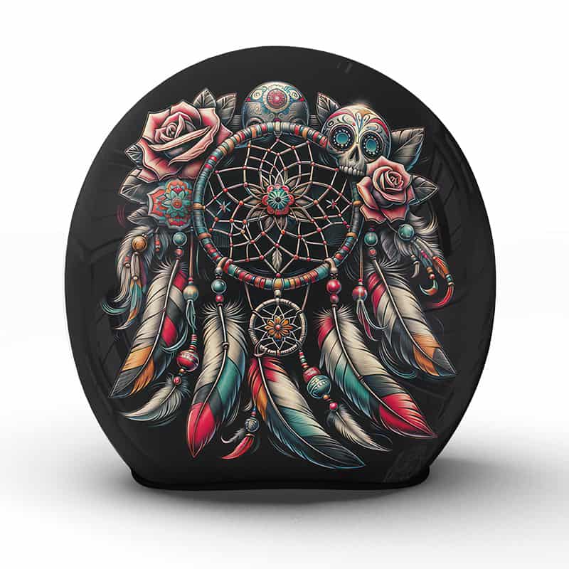 Der "Dreamcatcher" Helm mit einem wunderschönen traumfänger Motiv - Jetzt bestellen!